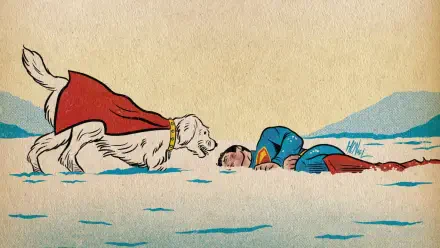 Superman (2025) Superman Krypto (DC Comics) HD Desktop Wallpaper | Background Image