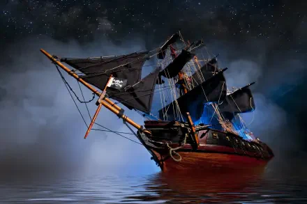 vintage sea pirate smoke old HD Desktop Wallpaper | Background Image