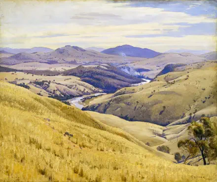  &quot;Weetangera, Canberra&quot; - painting by Eliot Gruner (1937) by Eliot Gruner