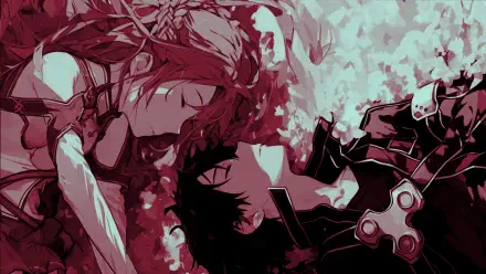  Asuna and Kirito - SAO by Joana Nouveau