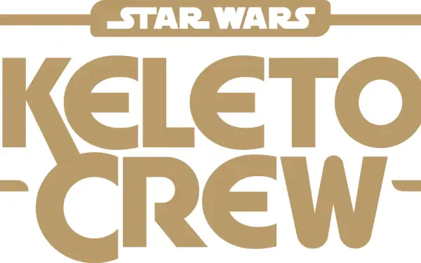 Logo for the TV show Star Wars: Skeleton Crew featured as an HD desktop wallpaper, showcasing the iconic typography and design elements of the Star Wars franchise.