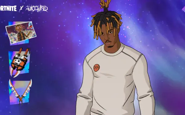 video game Fortnite Juice Wrld HD Desktop Wallpaper | Background Image