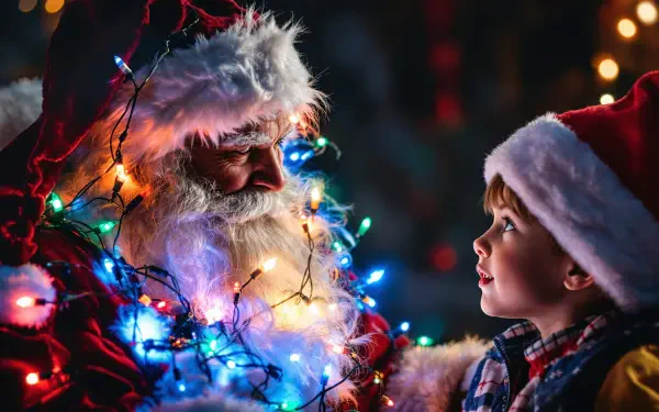 Santa Christmas HD Desktop Wallpaper | Background Image