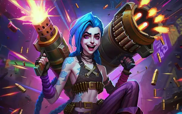 League Of Legends Jinx (League Of Legends) HD Desktop Wallpaper | Background Image