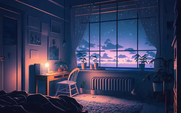 anime room HD Desktop Wallpaper | Background Image