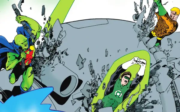 JLA: Year One Comic HD Desktop Wallpaper | Background Image