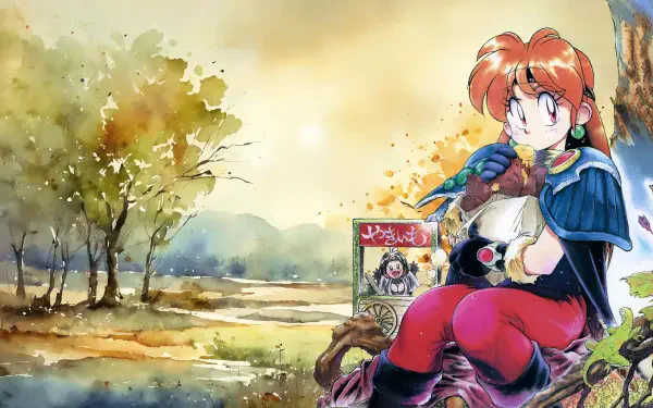 Anime slayers Lina Inverse Naga the Serpent HD Desktop Wallpaper | Background Image