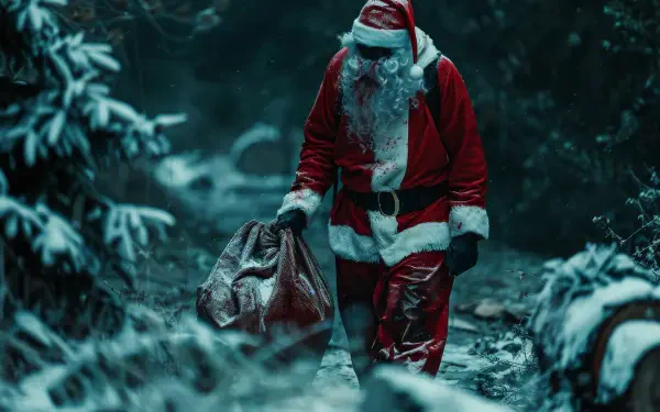 Santa Claus snow HD Desktop Wallpaper | Background Image
