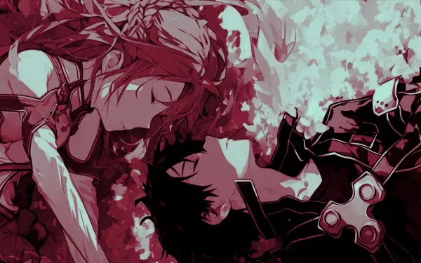  Asuna and Kirito - SAO by Joana Nouveau