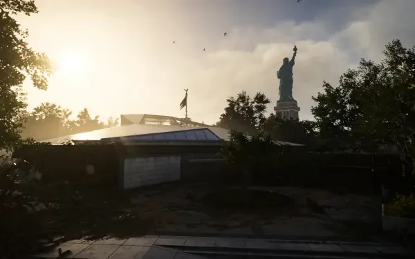 Tom Clancy's The Division 2 video game post apocalyptic Liberty! New York City HD Desktop Wallpaper | Background Image