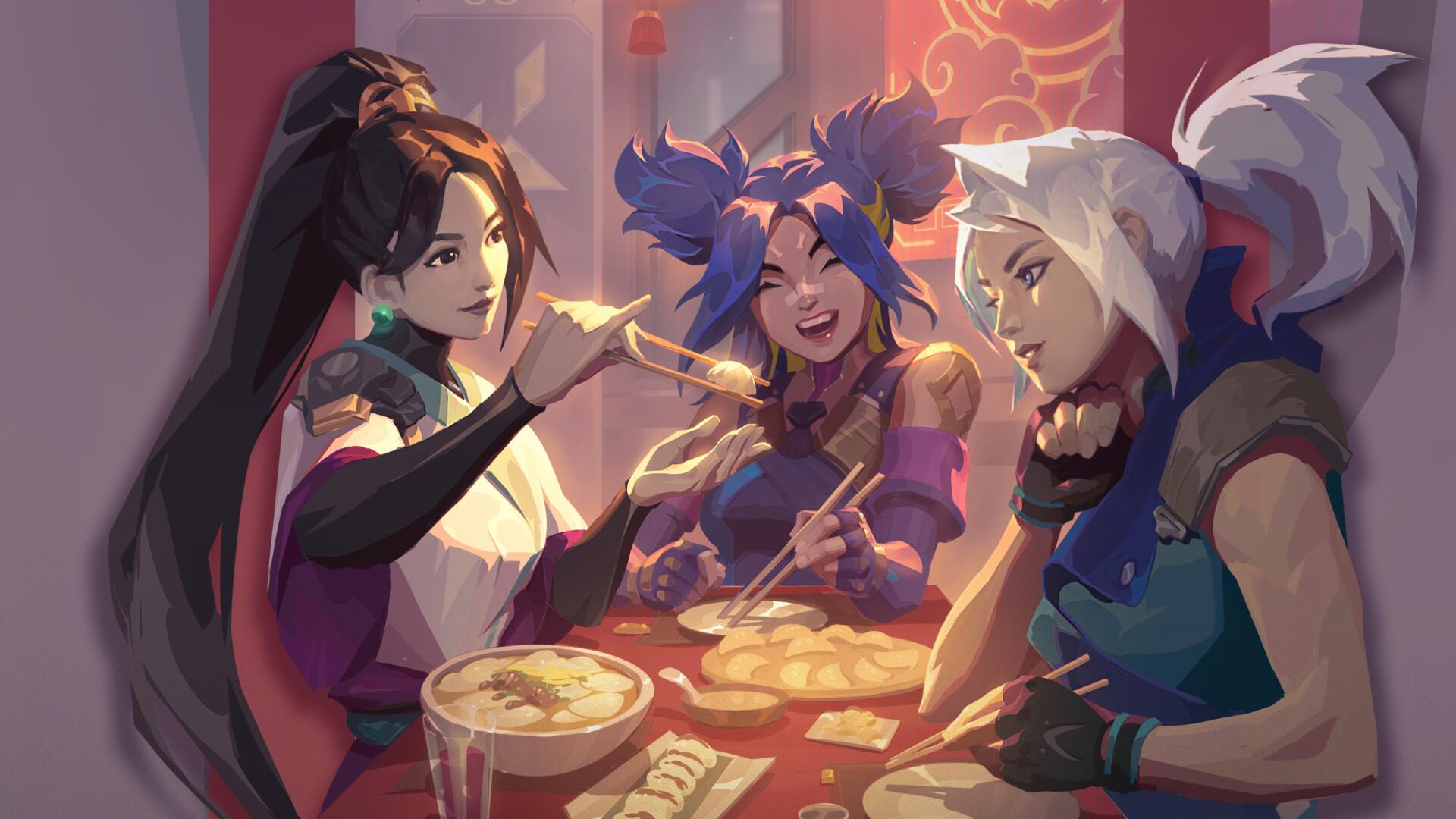 Download Valorant Video Game Jett (Valorant) Sage (Valorant) Neon (Valorant) 4k Ultra HD Wallpaper