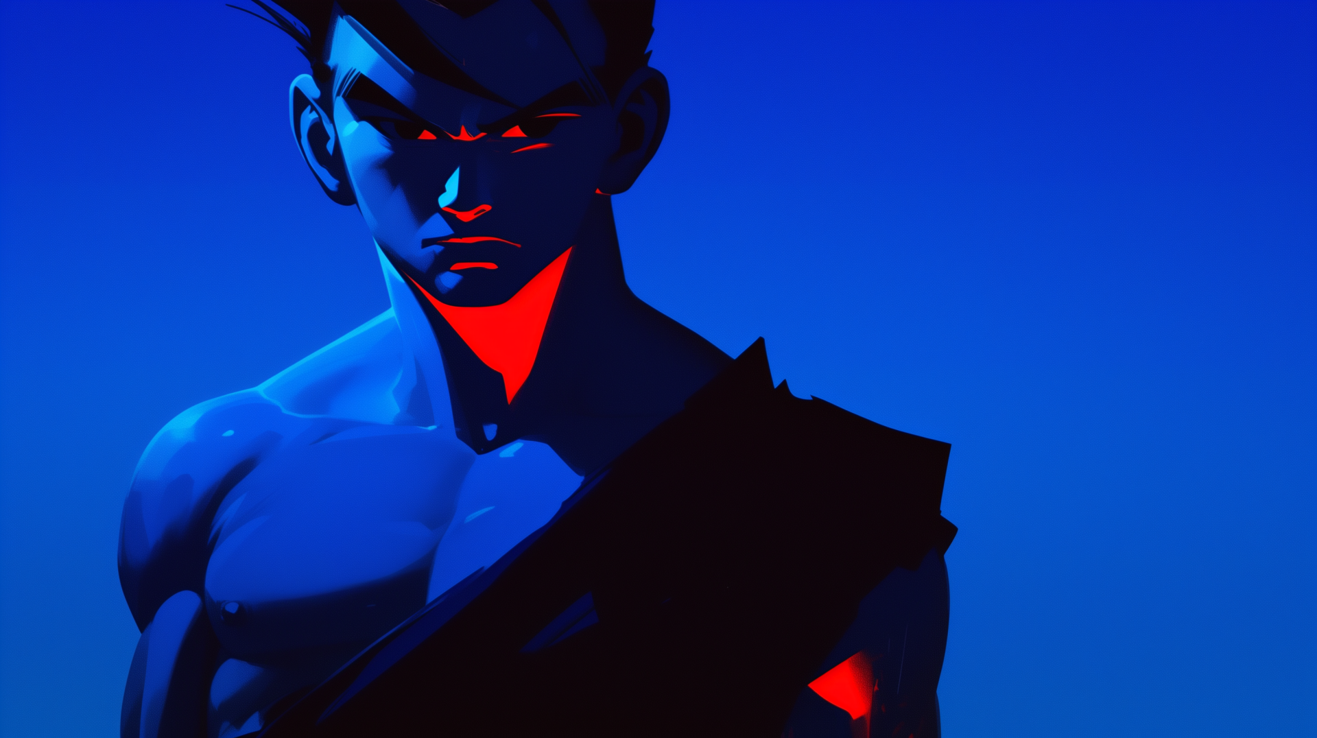 Epic Gohan HD Wallpaper: Blue Dragon Ball Z Artwork by patrika ...