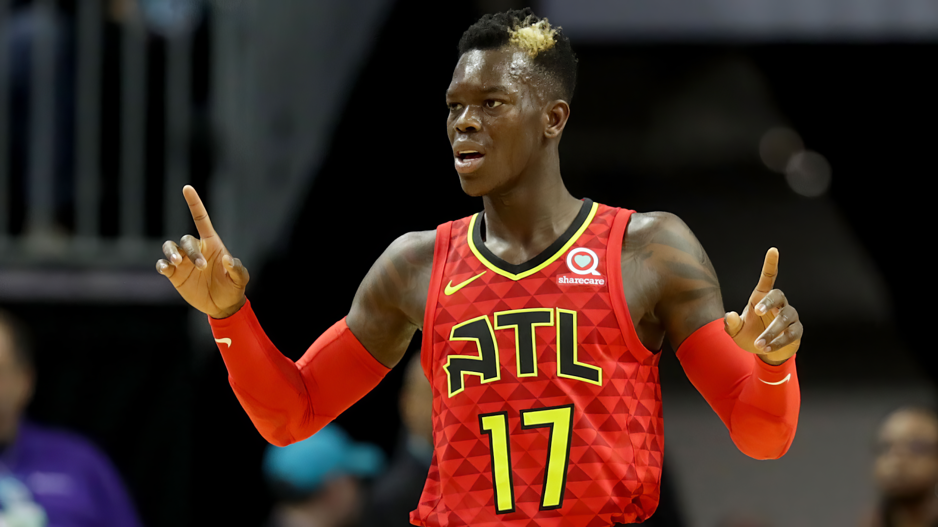 HD Wallpaper of Dennis Schröder - Atlanta Hawks Basketball Star