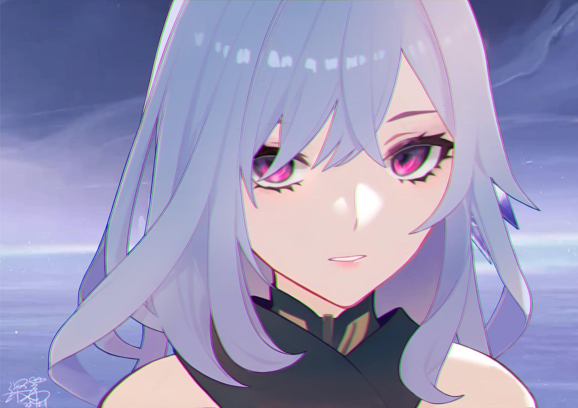 Download Genshin Impact Video Game Girl Skirk (Genshin Impact) HD Wallpaper by 深蒂