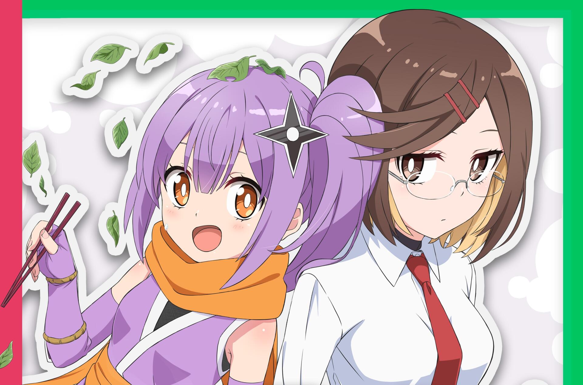 Download Anime A Ninja And An Assassin Under One Roof Konoha Koga Satoko Kusagakure HD Wallpaper