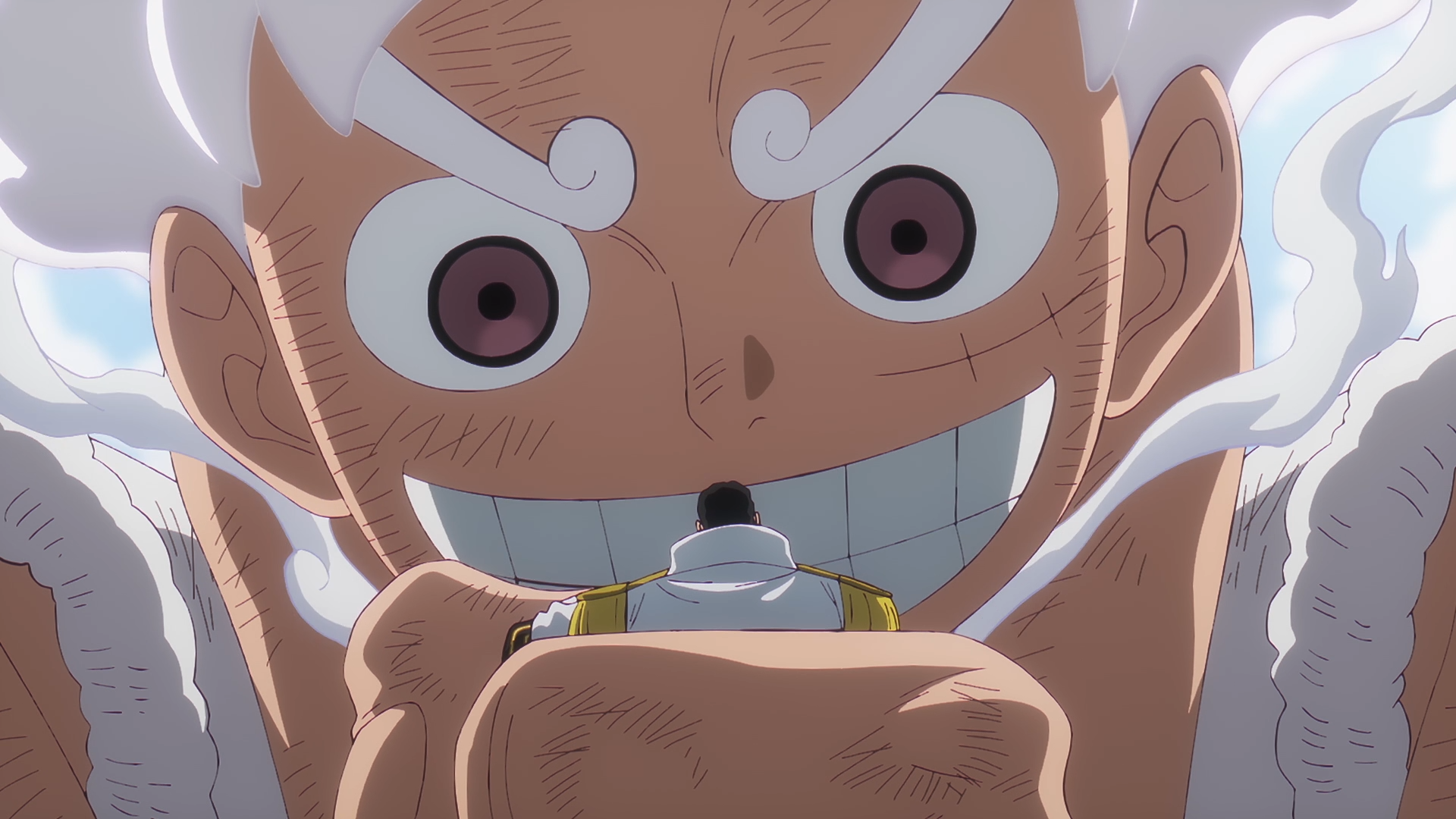 Download Anime One Piece Monkey D. Luffy Kizaru (One Piece) Gear 5 (One Piece) HD Wallpaper