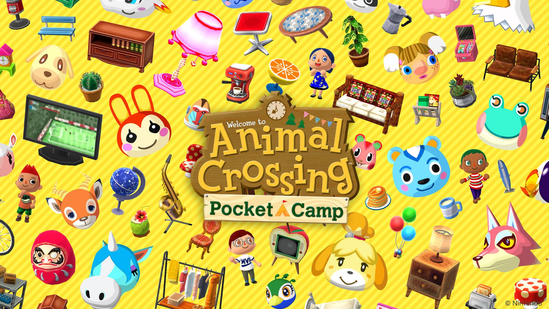Download Animal Crossing: Pocket Camp 4k Ultra HD Wallpaper