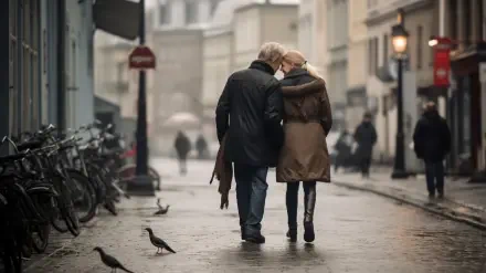 AI Art Romantic HD Desktop Wallpaper | Background Image