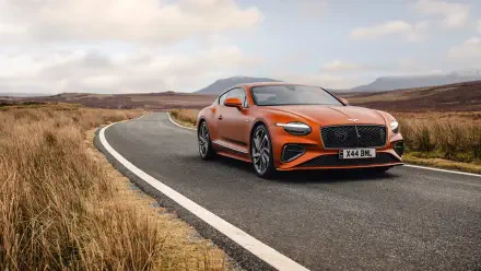 car Bentley Continental Bentley Continental GT Speed orange car HD Desktop Wallpaper | Background Image