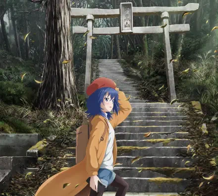 Anime ZatsuTabi -That's Journey- Chika Suzugamori HD Desktop Wallpaper | Background Image