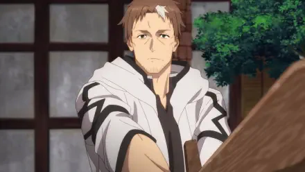 Anime character evolving from country bumpkin to master swordsman, depicted in a captivating HD desktop wallpaper. The image showcases determination and growth in a vibrant setting.