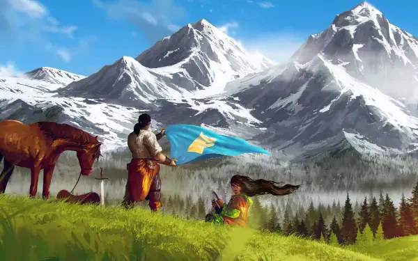  Göktürks by alper çağlar arts