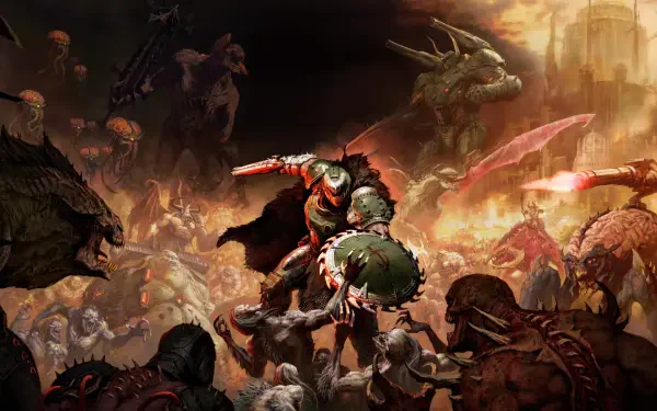 DOOM: The Dark Ages HD Desktop Wallpaper | Background Image