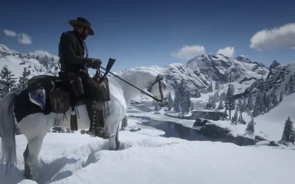 Red Dead Redemption 2 Arthur Morgan HD Desktop Wallpaper | Background Image