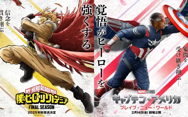 My Hero Academia Captain America: Brave New World Hawks (Boku No Hero Academia) Sam Wilson HD Desktop Wallpaper | Background Image