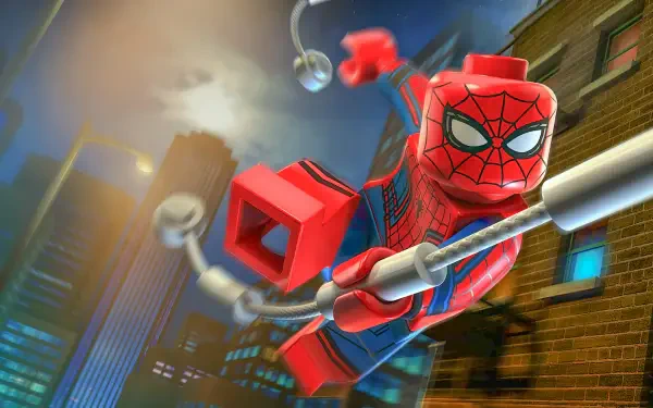 LEGO Marvel's Avengers spider man HD Desktop Wallpaper | Background Image