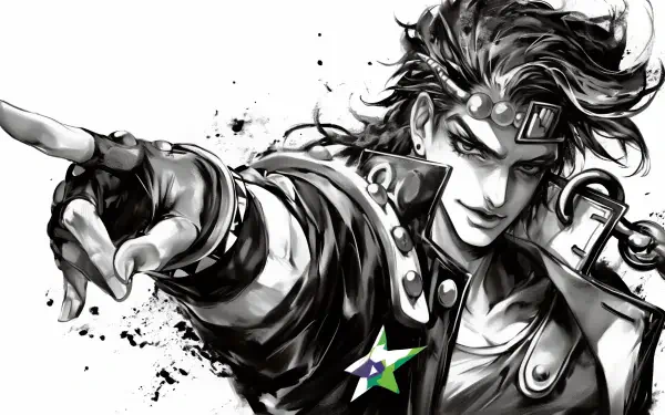 Anime Jojo's Bizarre Adventure Jotaro Kujo drawing HD Desktop Wallpaper | Background Image