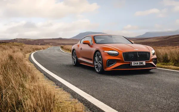 car Bentley Continental Bentley Continental GT Speed orange car HD Desktop Wallpaper | Background Image