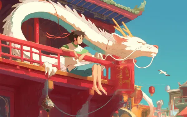 Anime Spirited Away Chihiro (Spirited Away) HD Desktop Wallpaper | Background Image