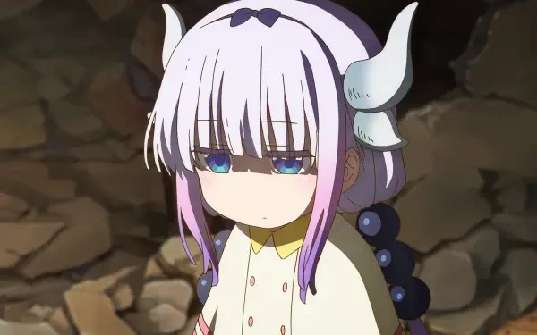 Anime Miss Kobayashi's Dragon Maid Kanna Kamui HD Desktop Wallpaper | Background Image