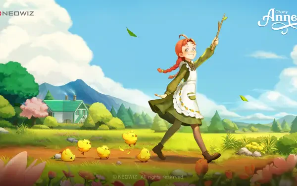 Anime Anne Shirley HD Desktop Wallpaper | Background Image