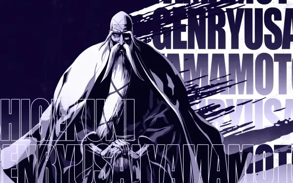 Bleach Genryūsai Shigekuni Yamamoto HD Desktop Wallpaper | Background Image