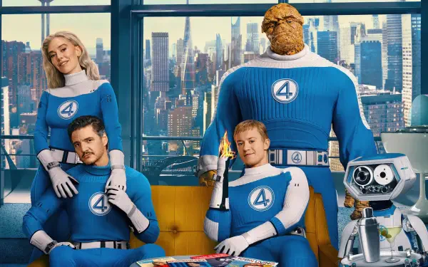 The Fantastic Four: First Steps HD Desktop Wallpaper | Background Image