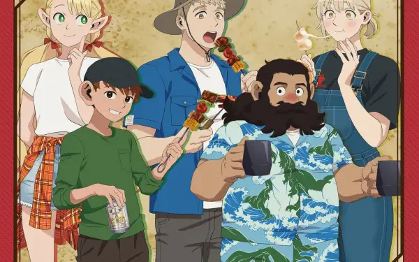 Anime Delicious in Dungeon HD Desktop Wallpaper | Background Image