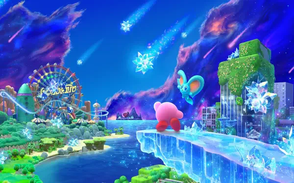 Kirby and The Forgotten Land HD Desktop Wallpaper | Background Image