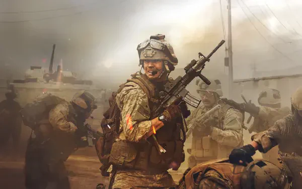 Warfare (2025) HD Desktop Wallpaper | Background Image