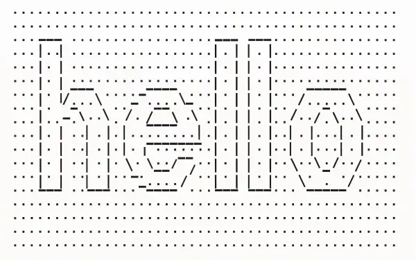 4K Ultra HD PC desktop wallpaper featuring the word hello created in a dot matrix style on a white background.
