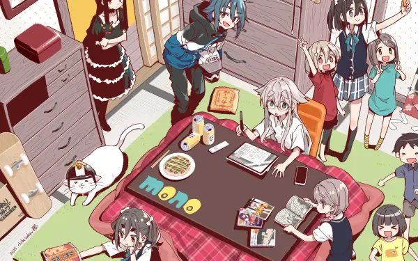 Anime Mono HD Desktop Wallpaper | Background Image