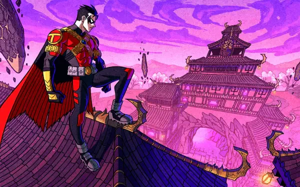 video game Fortnite Robin (DC Comics) HD Desktop Wallpaper | Background Image
