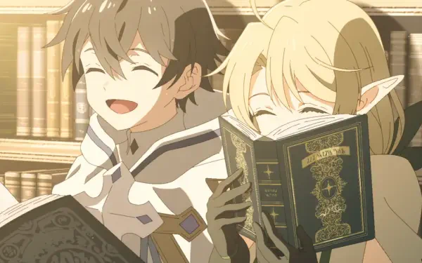 Anime The Water Magician Ryou (The Water Magician) Sara (The Water Magician) HD Desktop Wallpaper | Background Image