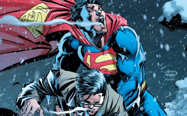 Superman: Up in the Sky HD Desktop Wallpaper | Background Image