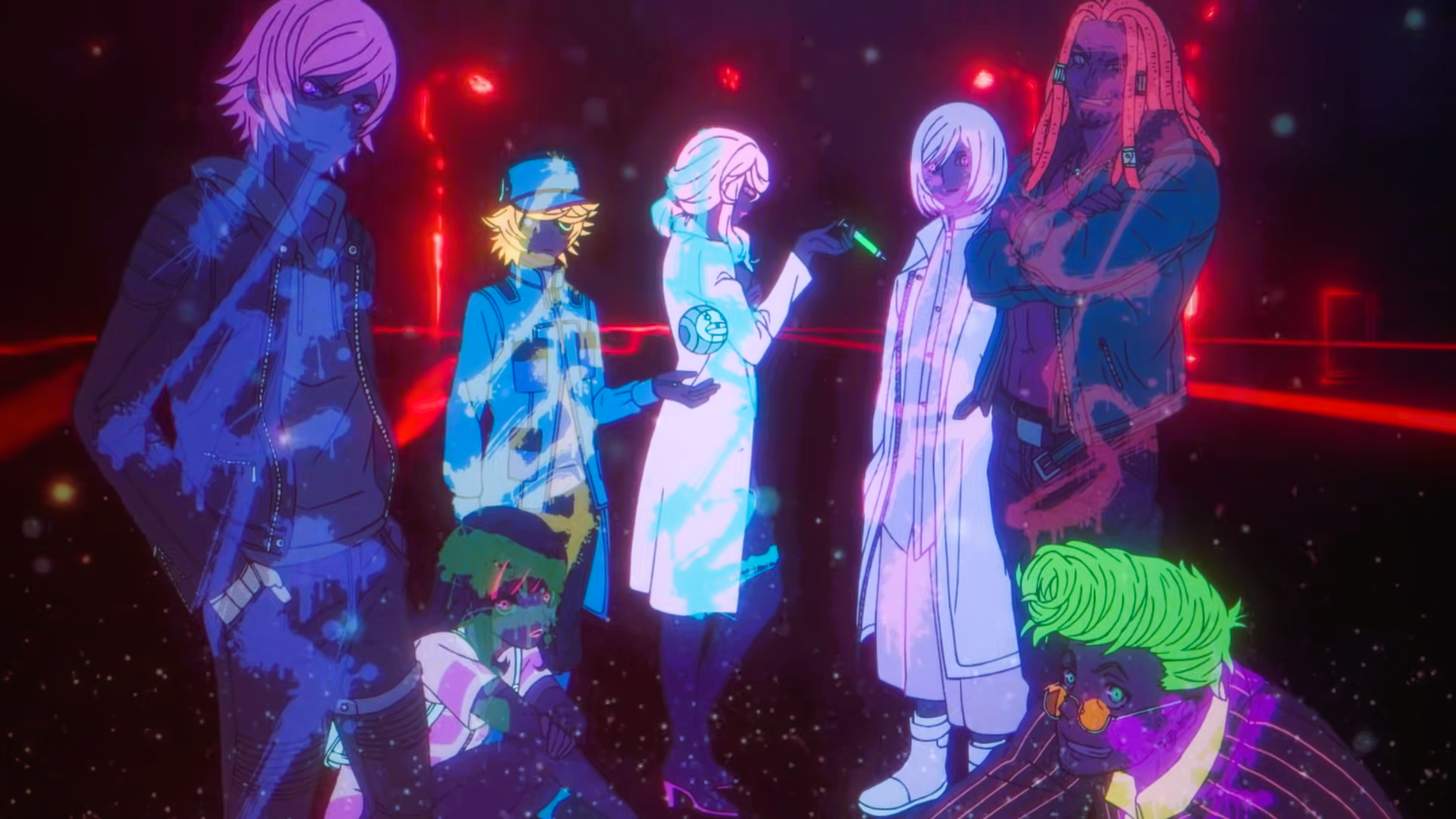 Download Akudama Drive Anime Blacklight Cyberpunk HD Wallpaper