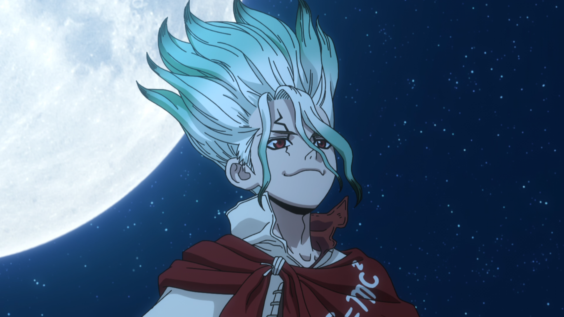 Senku Ishigami - Moonlit Resolve (Dr. Stone HD Wallpaper) | 1920x1080 ...