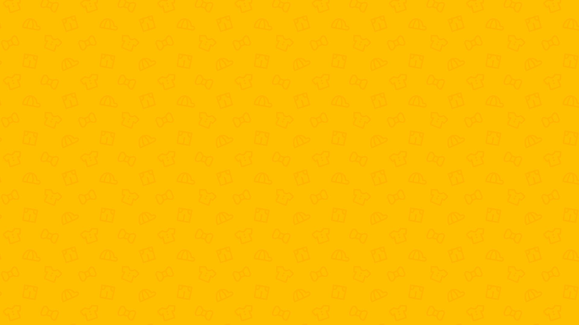 Solid golden-yellow 4K Ultra HD PC desktop wallpaper background, featuring Tomodachi Life, Tomodachi Life: Living the Dream.