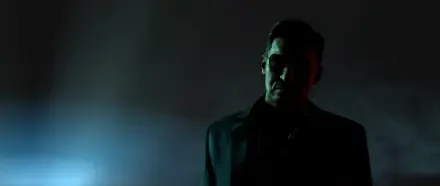 4K Ultra HD PC desktop wallpaper and background: a shadowed yakuza from Like a Dragon Gaiden — The Man Who Erased His Name, high-contrast lighting with drifting smoke framing his silhouette.