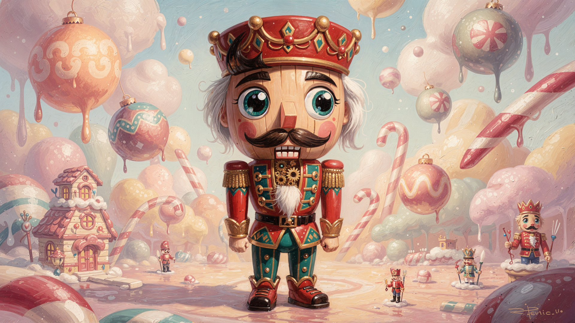 Sugarplum Nutcracker — 4K Ultra HD Wallpaper by QuantumCurator
